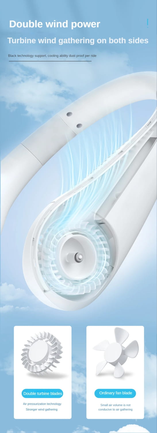 Vaneless Neck Hanging Fan
