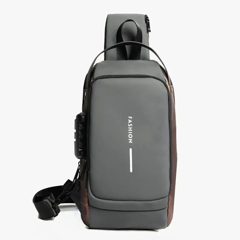Multifunction Anti Theft USB Messenger Cross Body Travel Sling Chest Bags
