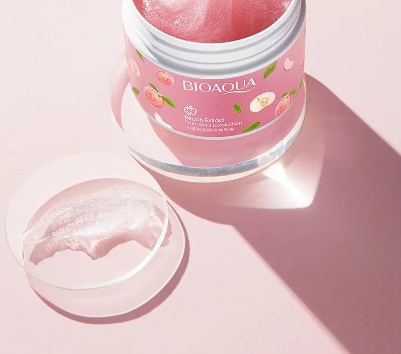 BIOAQUA Honey Peach Exfoliating Cream Facial Scrub Exfoliant Body
