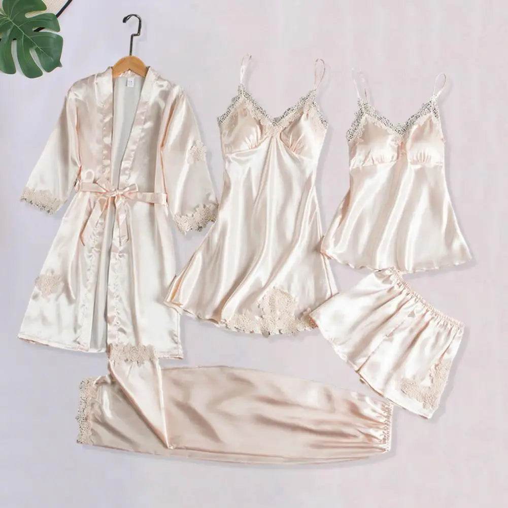 5 PIECES NIGHT DRESS | 50% OFF + ORIGNAL STUFF White