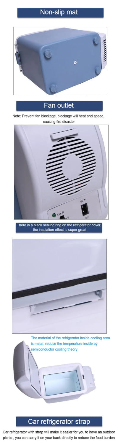 7.5 L Portable Warming and Cooling Car Refrigerator