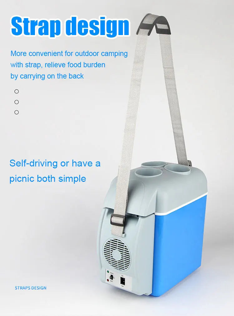 7.5 L Portable Warming and Cooling Car Refrigerator