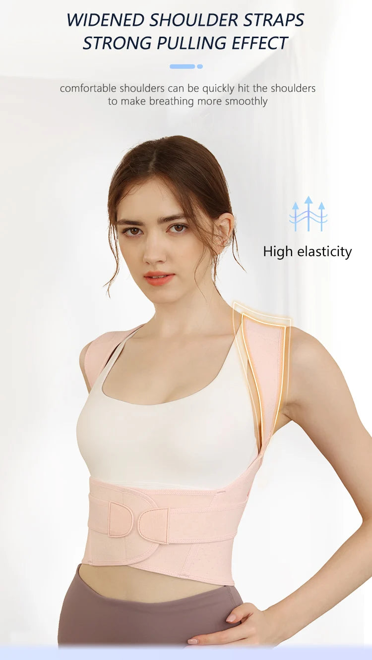 Adjustable Back Support Posture Corrector for Women and Men