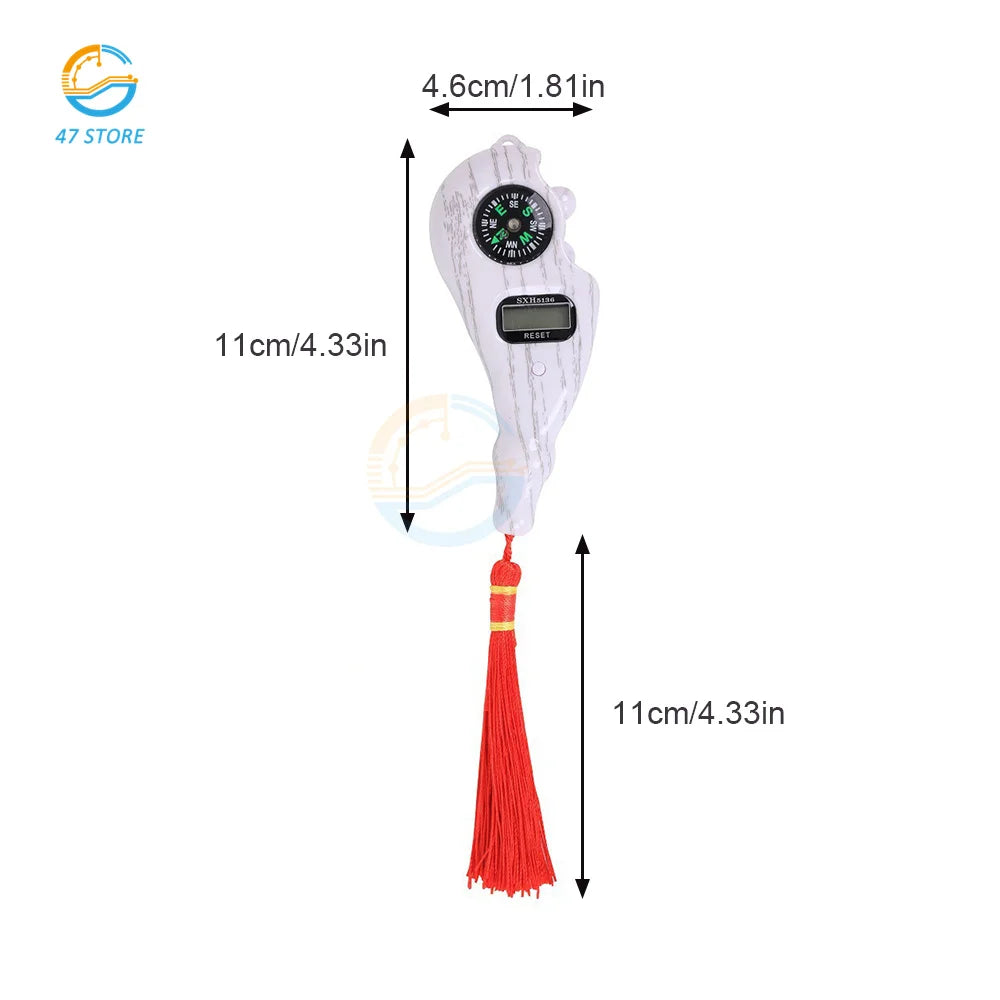 Electronic Digital Tally Counter with Compass Tassel Finger