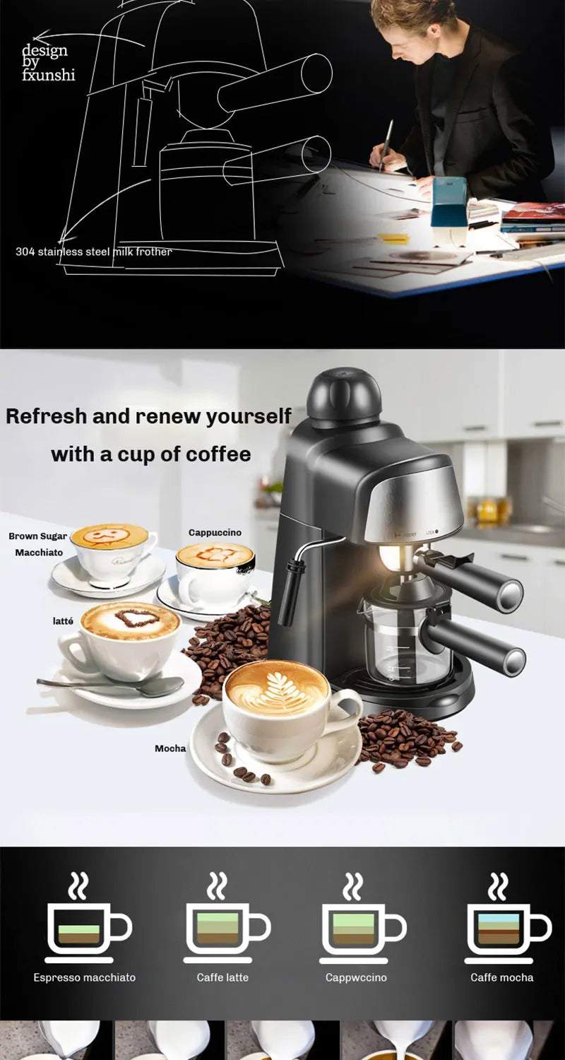 Semi Automatic Espresso Maker