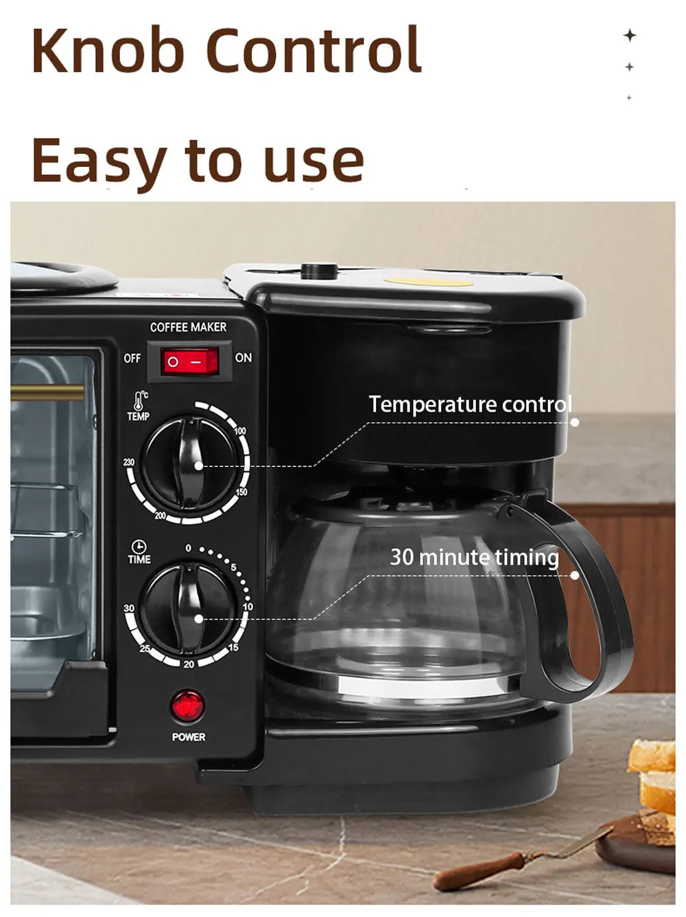 3 in 1 Breakfast Machine