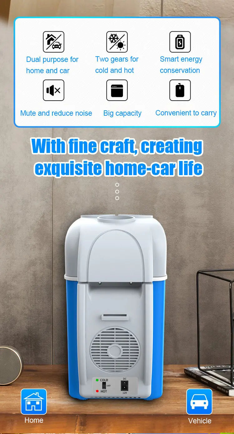 7.5 L Portable Warming and Cooling Car Refrigerator