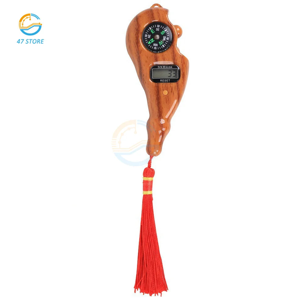 Electronic Digital Tally Counter with Compass Tassel Finger