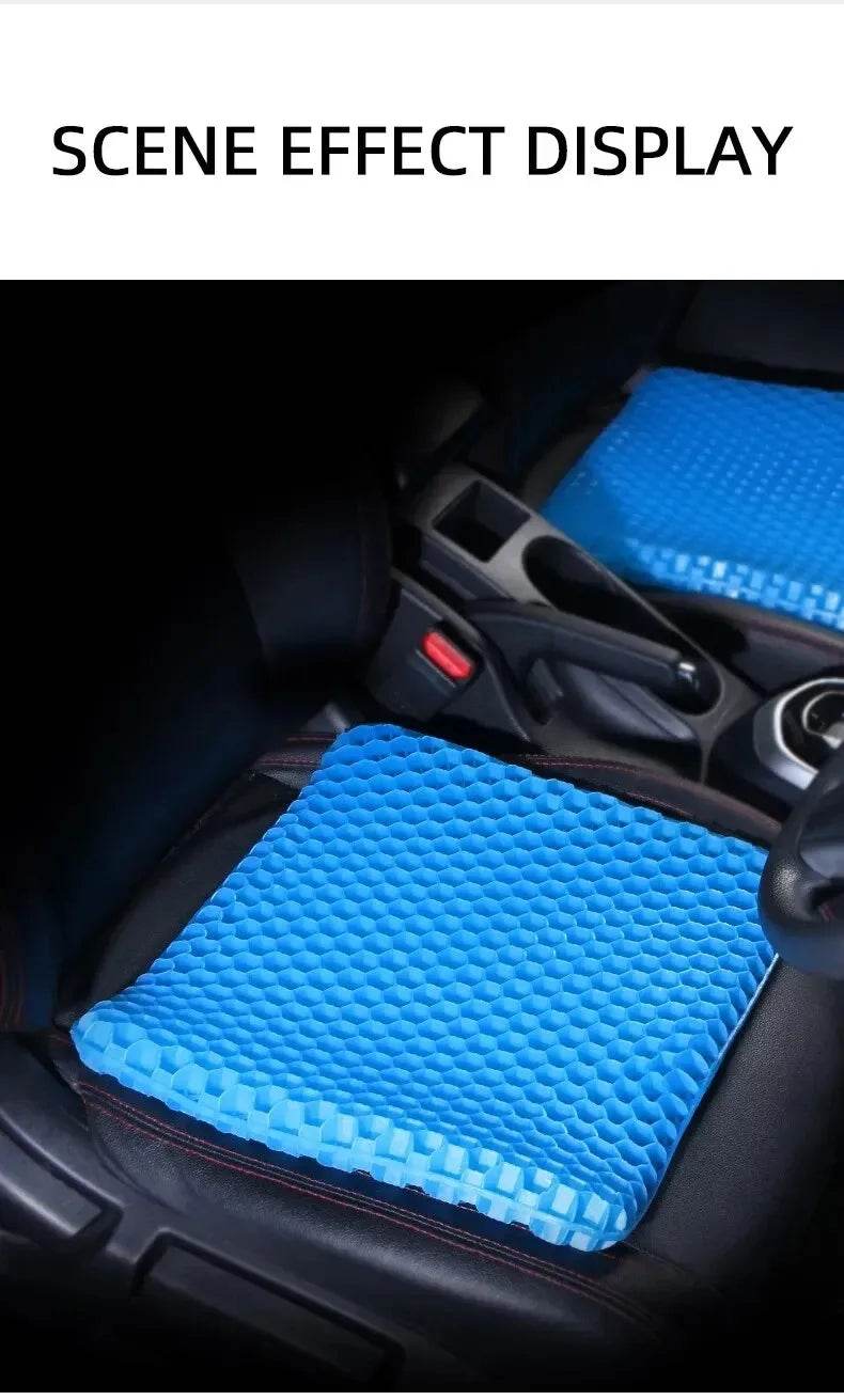 Breathable Cool Car Seat Cushion Summer Silicone Ice Pad