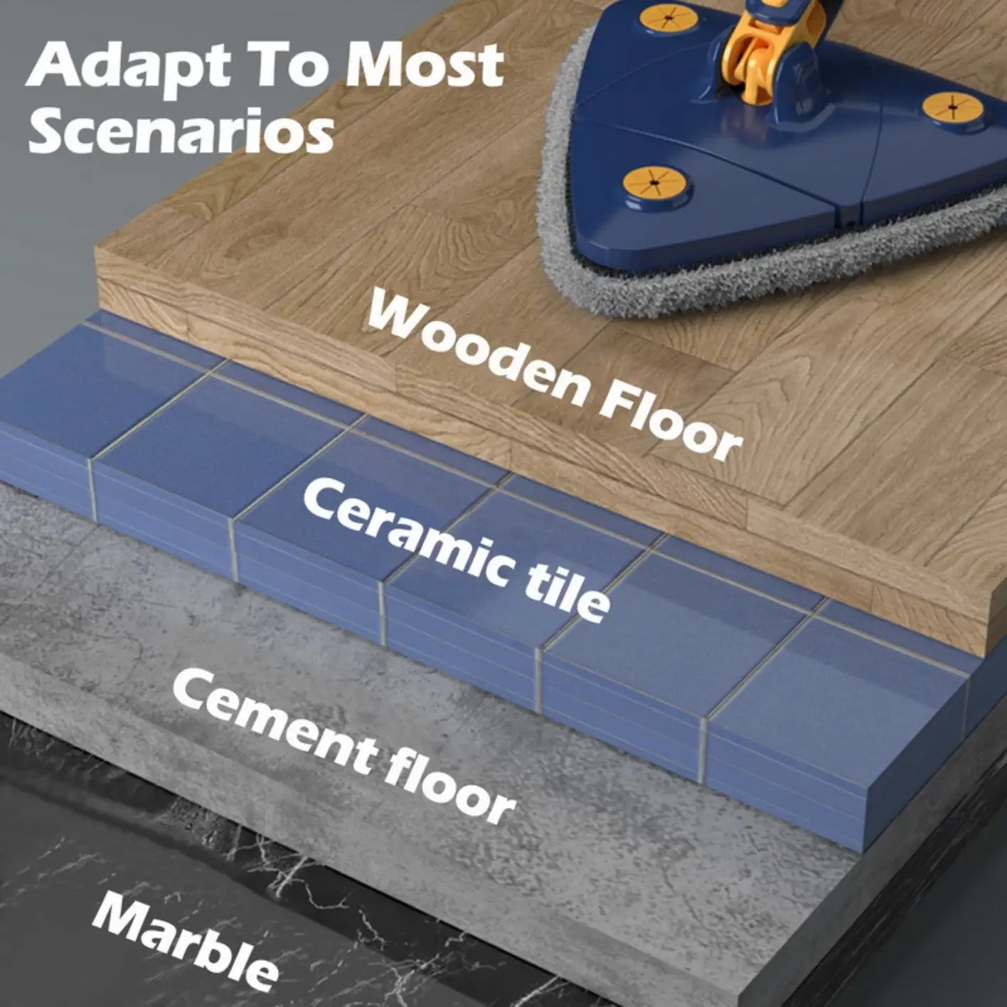 360 Rotating Adjustable Mop