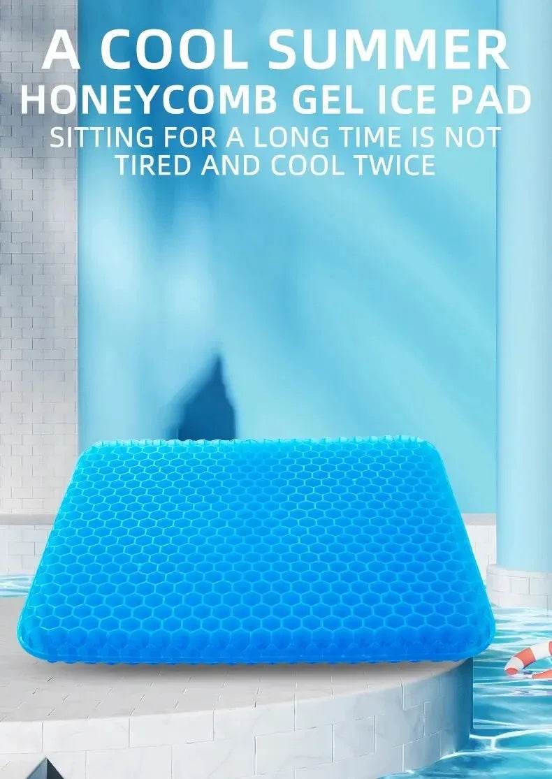 Breathable Cool Car Seat Cushion Summer Silicone Ice Pad