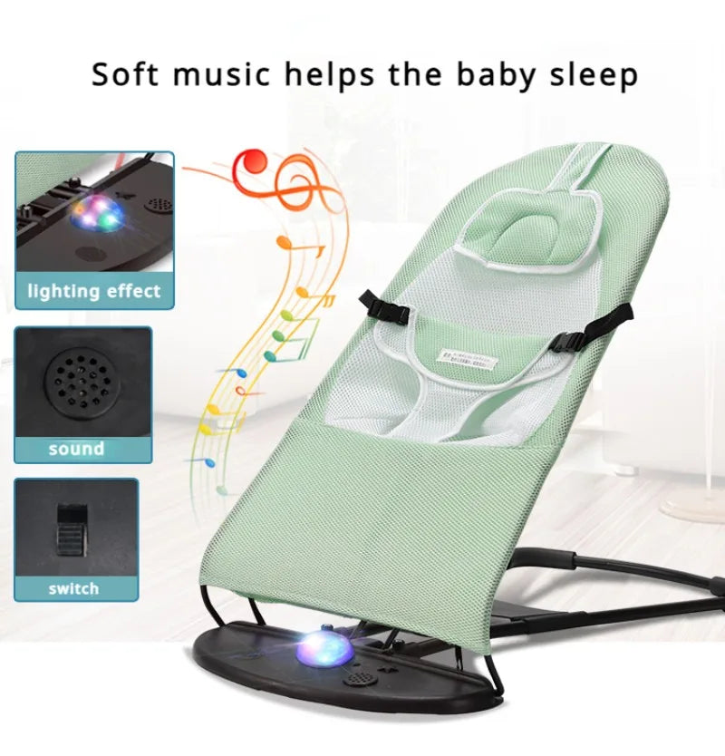 Foldable Swing Chair for Babies & Toddlers Three speed Height Adjustment Baby Comfort