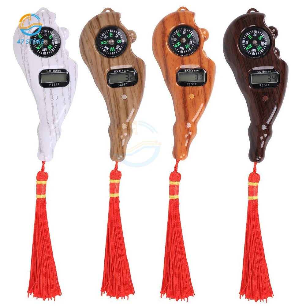 Electronic Digital Tally Counter with Compass Tassel Finger
