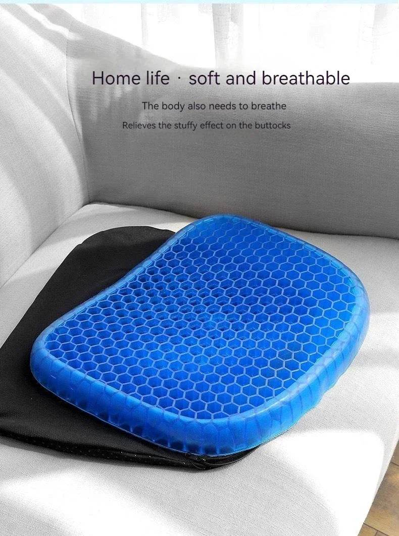 Breathable Cool Car Seat Cushion Summer Silicone Ice Pad