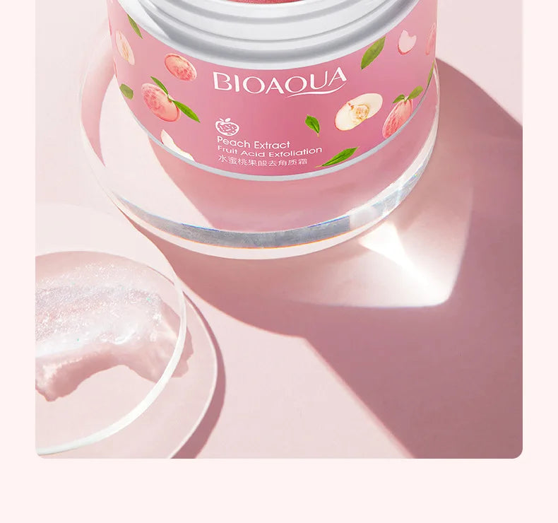 BIOAQUA Honey Peach Exfoliating Cream Facial Scrub Exfoliant Body