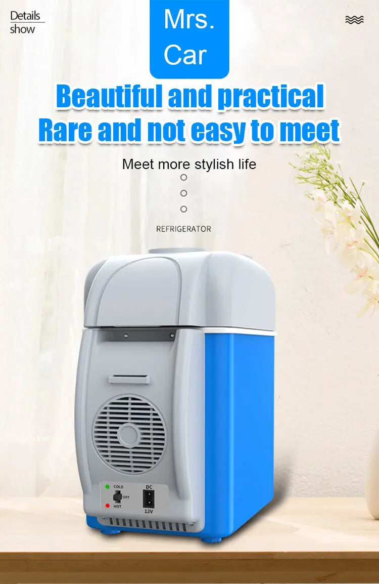 7.5 L Portable Warming and Cooling Car Refrigerator