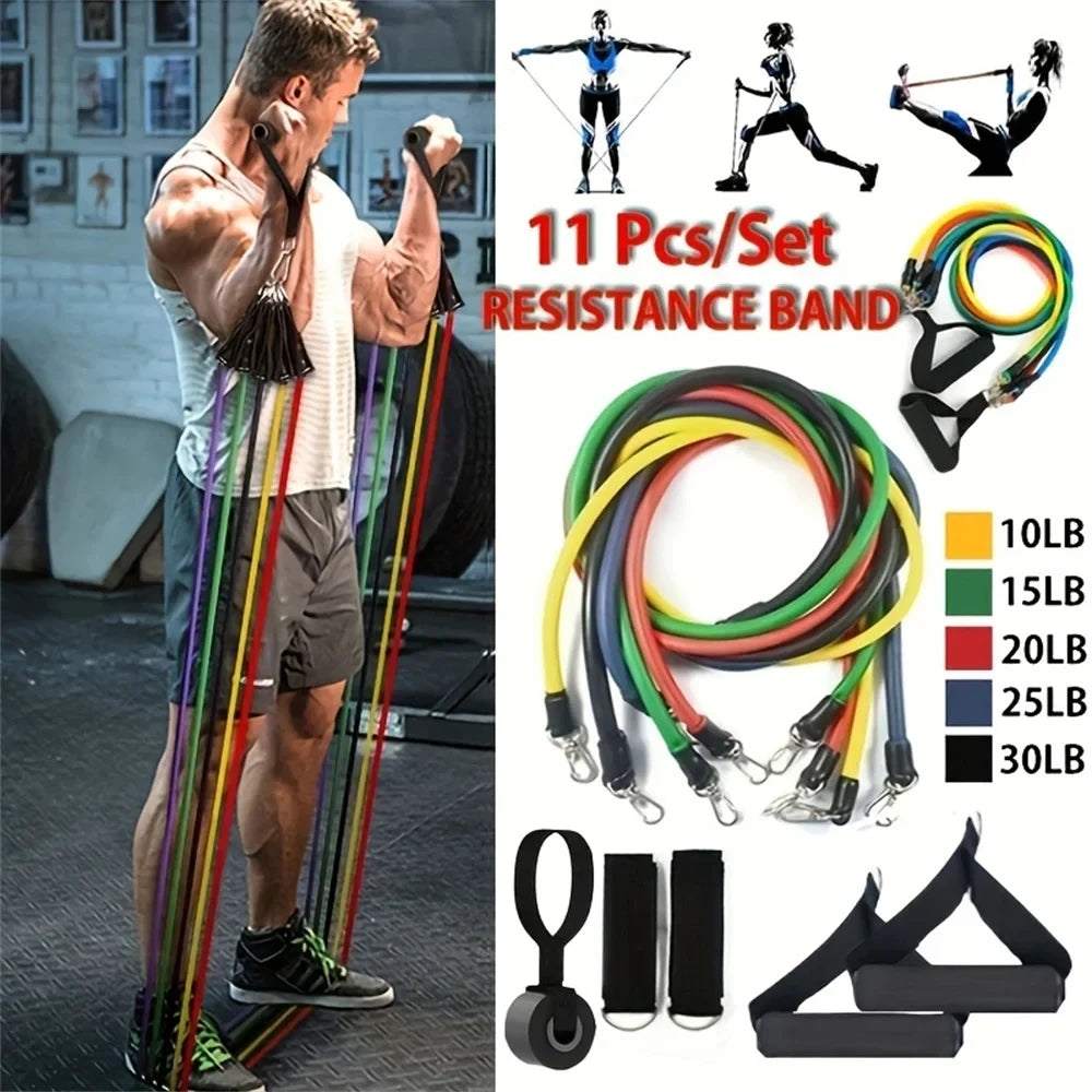 Exercise Band Set of 11 Pcs