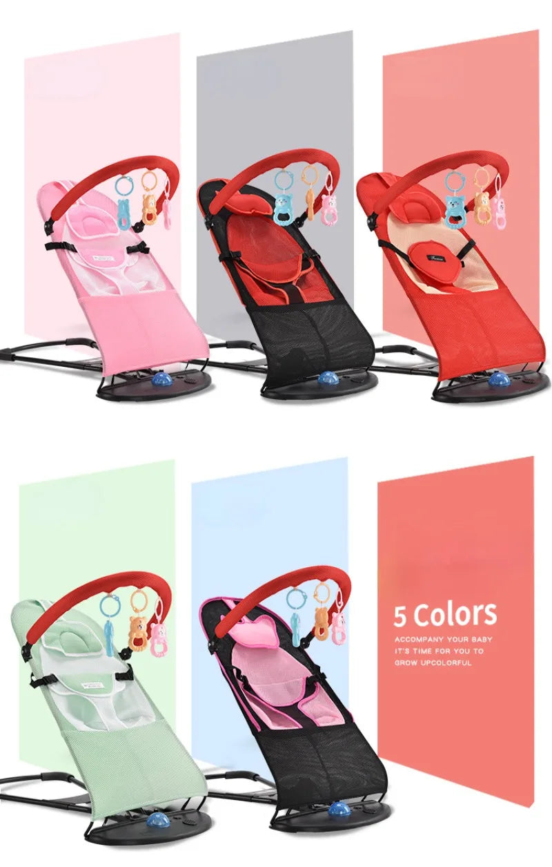 Foldable Swing Chair for Babies & Toddlers Three speed Height Adjustment Baby Comfort