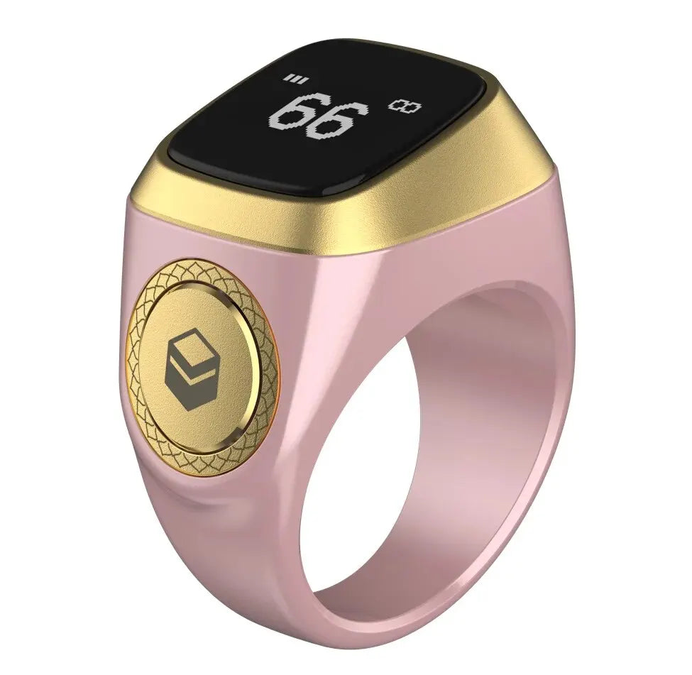 Equantu Qibla Ring Tasbih Counter Prayer Reminder