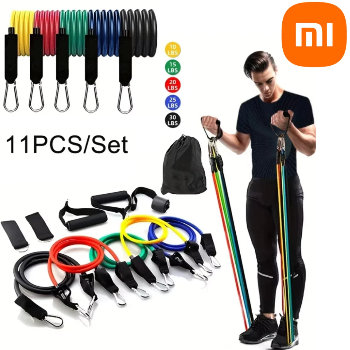 Exercise Band Set of 11 Pcs