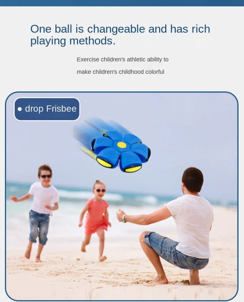UFO Flying Saucer Ball Training Games Interactive Outdoor Sports