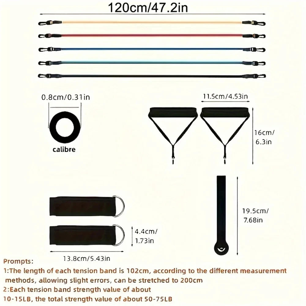 Exercise Band Set of 11 Pcs