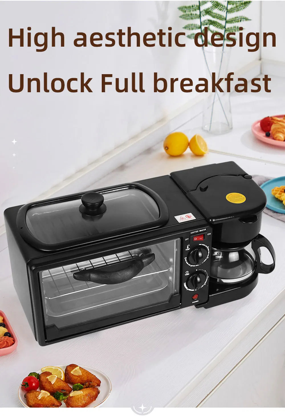 3 in 1 Breakfast Machine