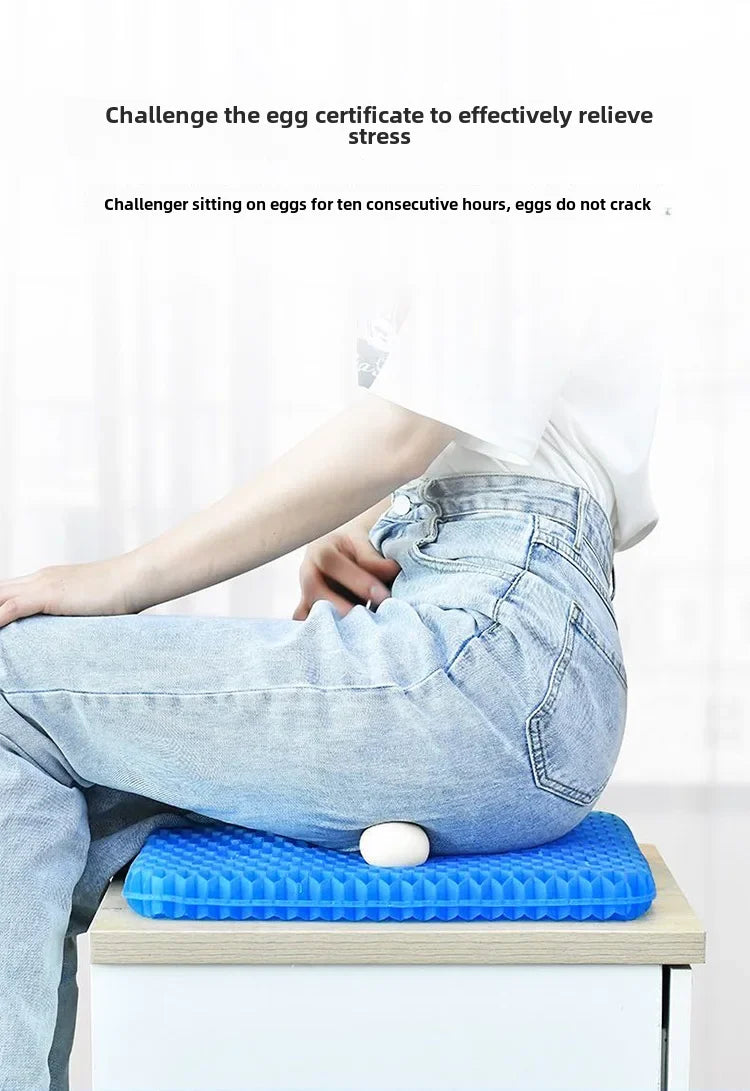 Breathable Cool Car Seat Cushion Summer Silicone Ice Pad
