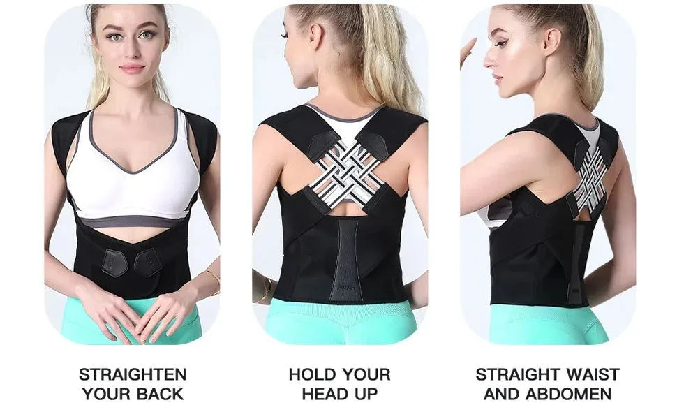 Adjustable Back Support Posture Corrector for Women and Men