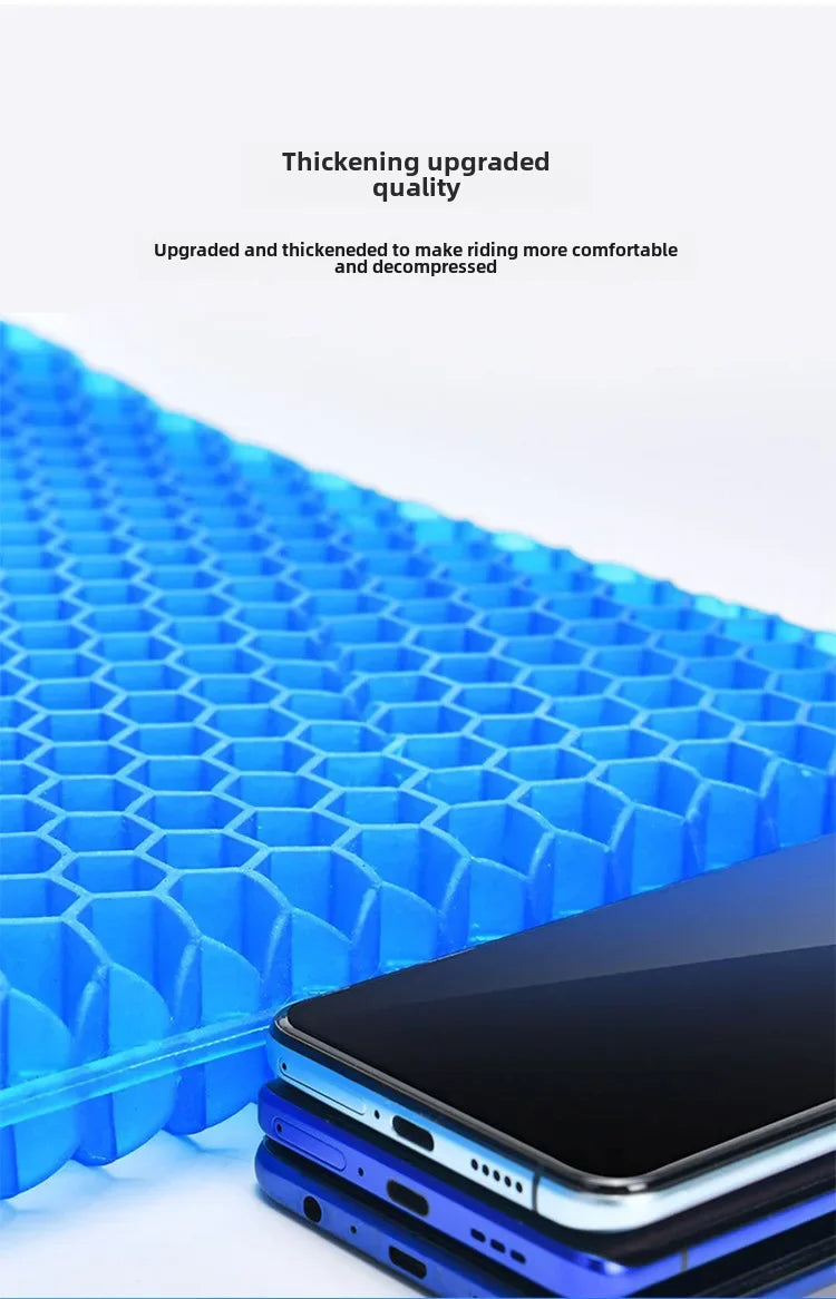 Breathable Cool Car Seat Cushion Summer Silicone Ice Pad