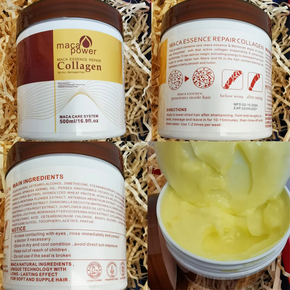 COLLAGEN HAIR TREATMENT DEEP REPAIR CONDITIONING ARGAN OIL