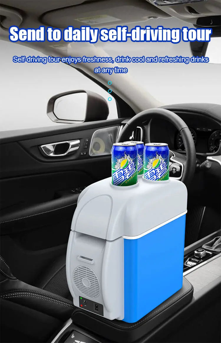 7.5 L Portable Warming and Cooling Car Refrigerator