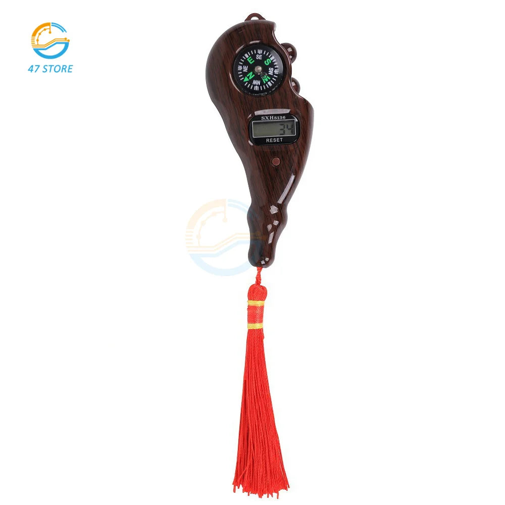 Electronic Digital Tally Counter with Compass Tassel Finger