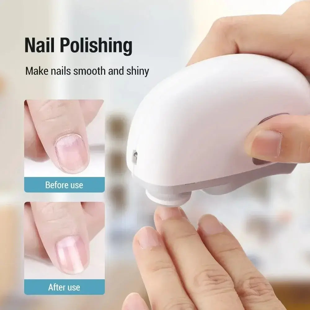 2 in 1 Multifunctional Electric Nail Clipper & Polisher
