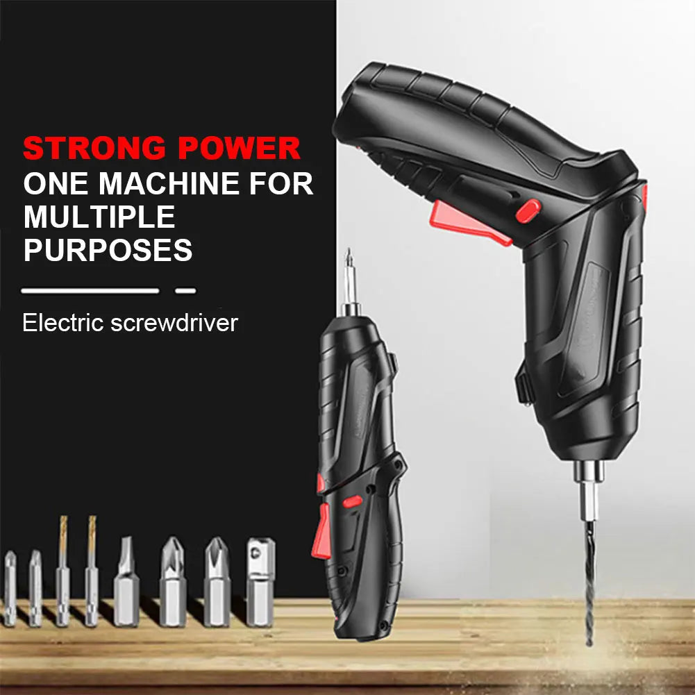 Set Of Drills And Hand Tools For Multiple Uses