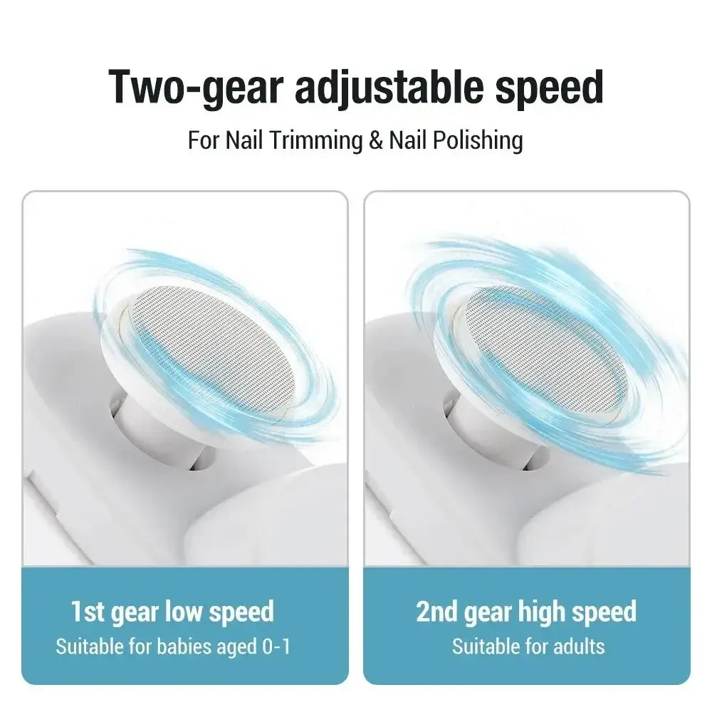 2 in 1 Multifunctional Electric Nail Clipper & Polisher