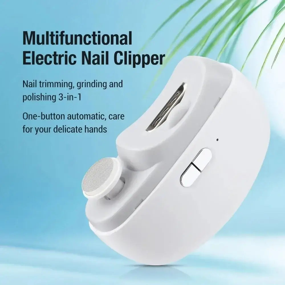 2 in 1 Multifunctional Electric Nail Clipper & Polisher