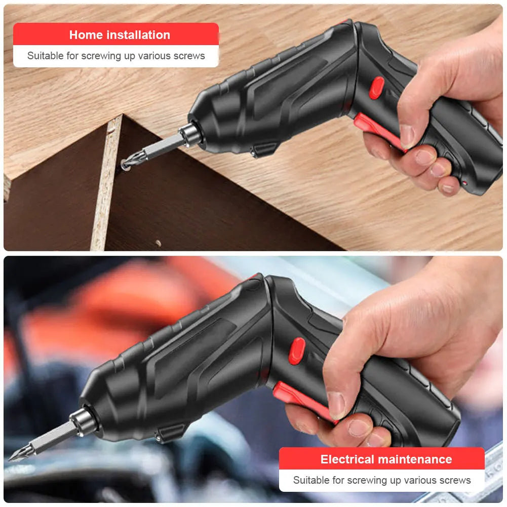 Set Of Drills And Hand Tools For Multiple Uses