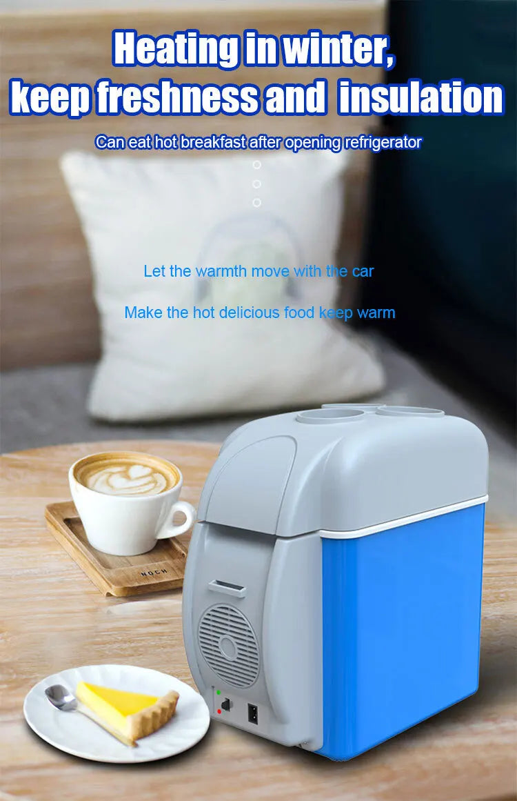 7.5 L Portable Warming and Cooling Car Refrigerator