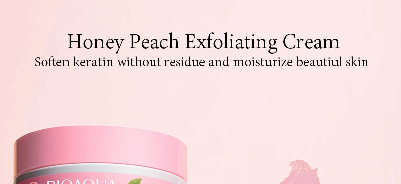 BIOAQUA Honey Peach Exfoliating Cream Facial Scrub Exfoliant Body