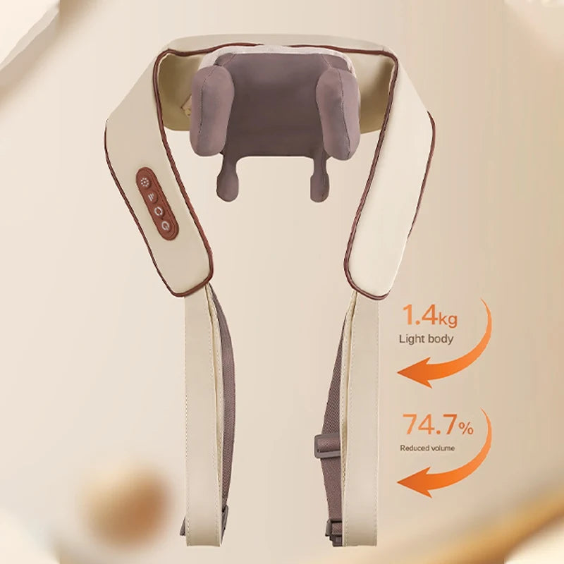 6D Adjustable Neck Shoulder & Muscle Relaxation Massager