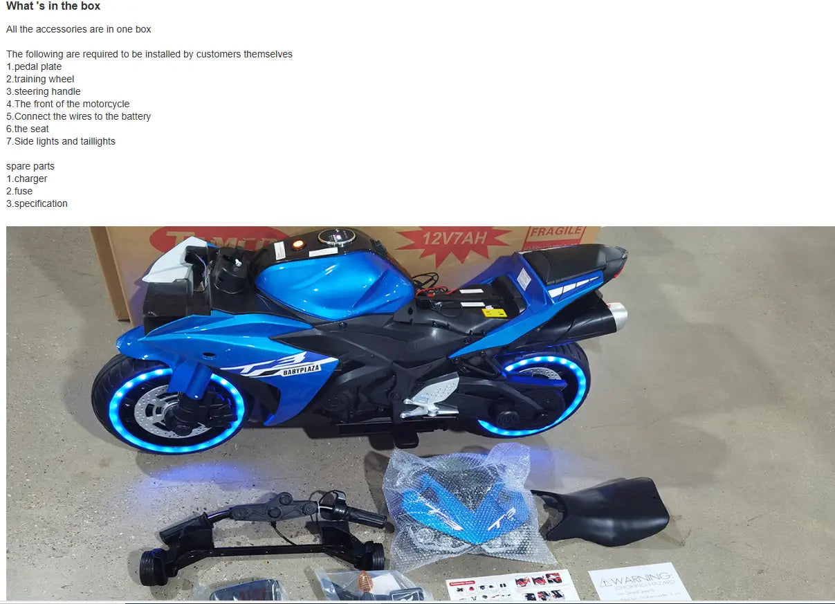Children’s Motorcycle 12V