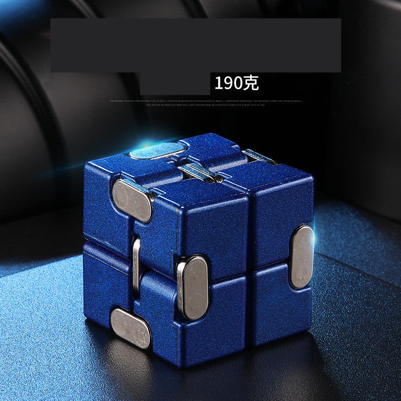Educational Toys Infinity Cube Zinc alloy blue