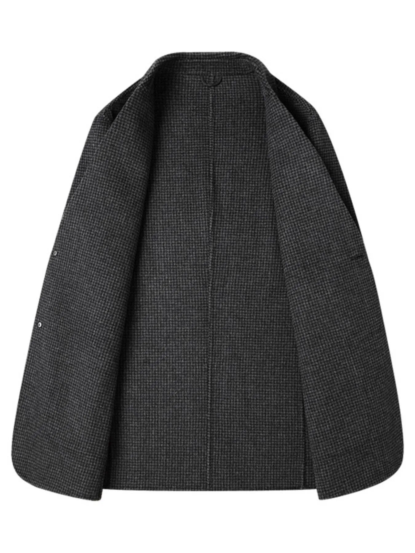 Men’s Plus Size Lapel Collar Long Sleeve Blazer