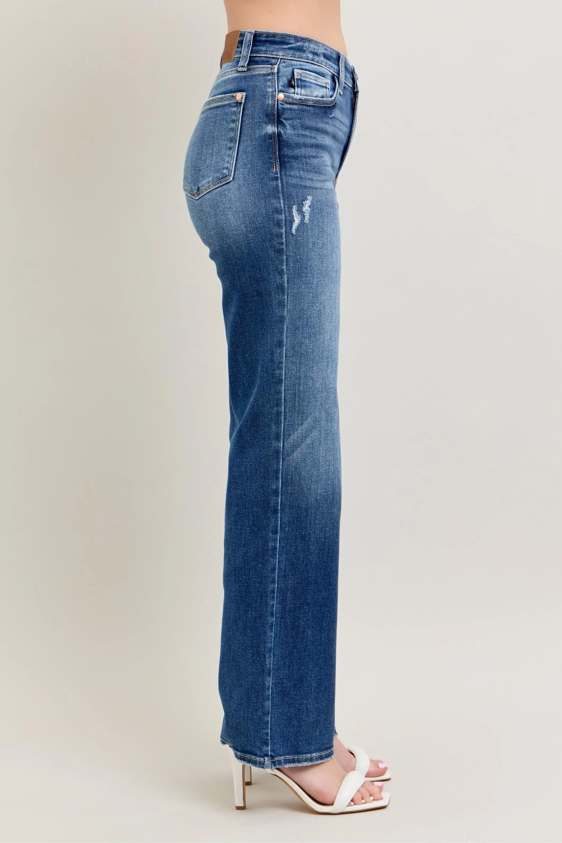 Judy Blue Full Size High Waist 90’s Straight Leg Jeans Plus