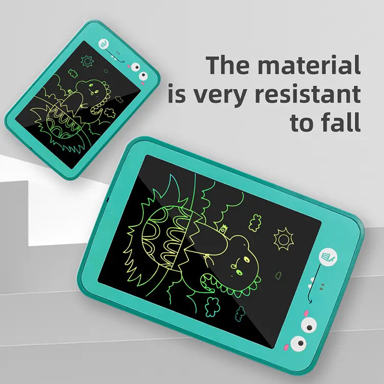 LCD Children’s Cartoon Color Drawing Board Eye Protection Handwriting Student Kindergarten Puzzle Graffiti Home Toy