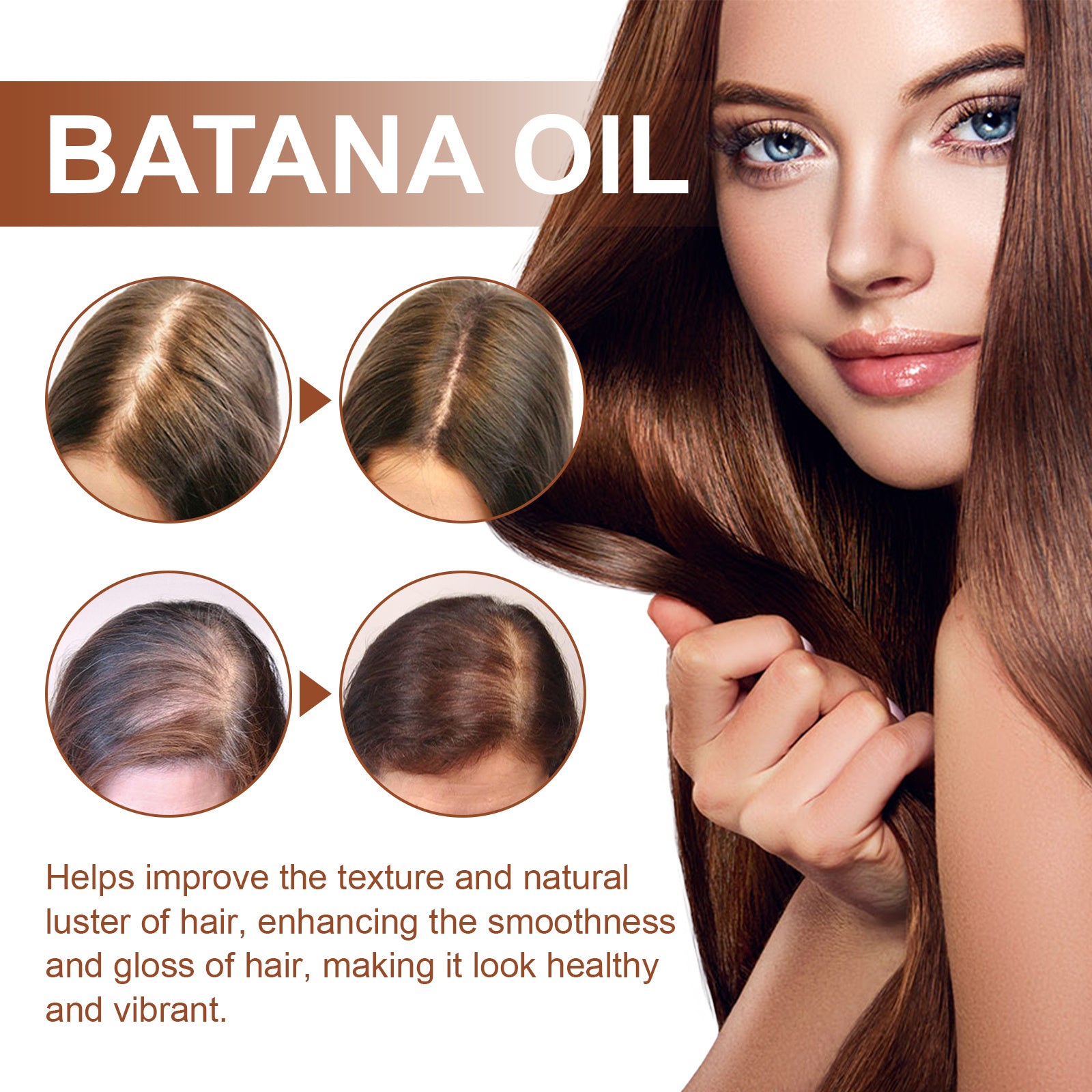 Natural Batana Oil From Honduras Unrefined For Men & Women 4.05 Fluid Ounces Coffee