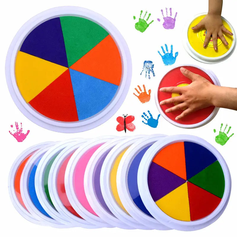 New Hot Selling Kindergarten Finger Print Mud Non toxic Washable Pigment