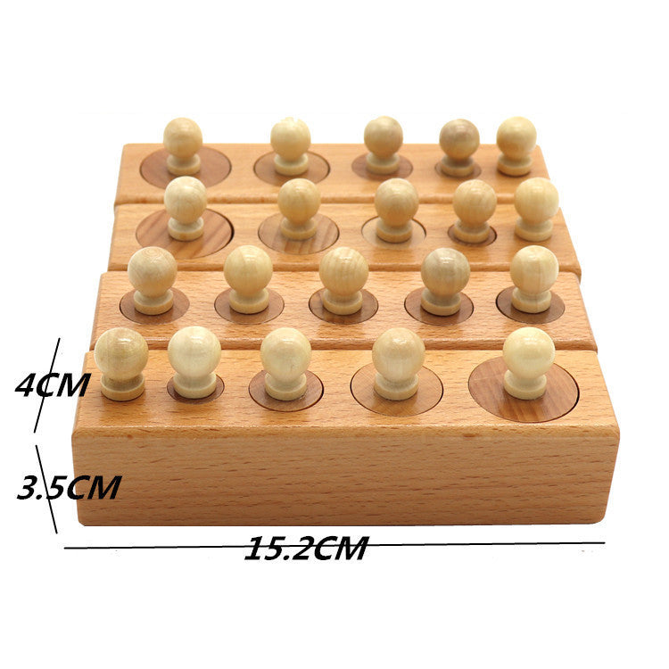 Montessori kindergarten early education toy building blocks Wood