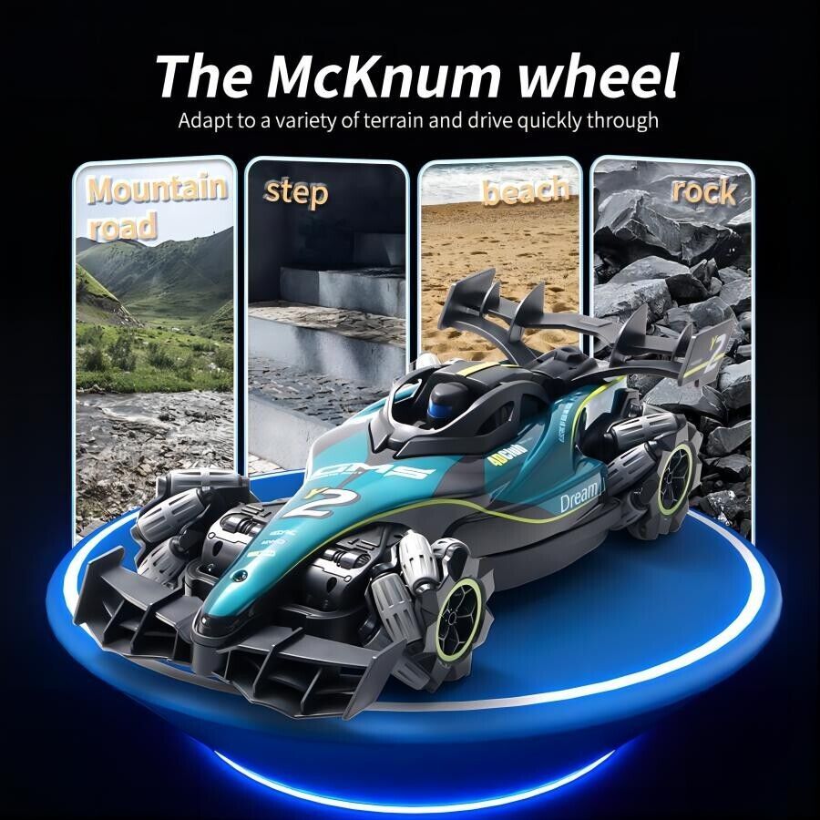Blue Black Drone RC Toy with Hand Remote Control Vehicle As shown in the picture
